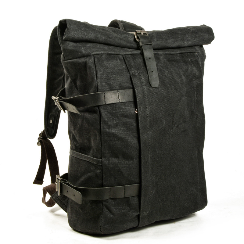 Canvas Backpack Casual - Mochila antirrobo multifuncional, bolso para portátil,