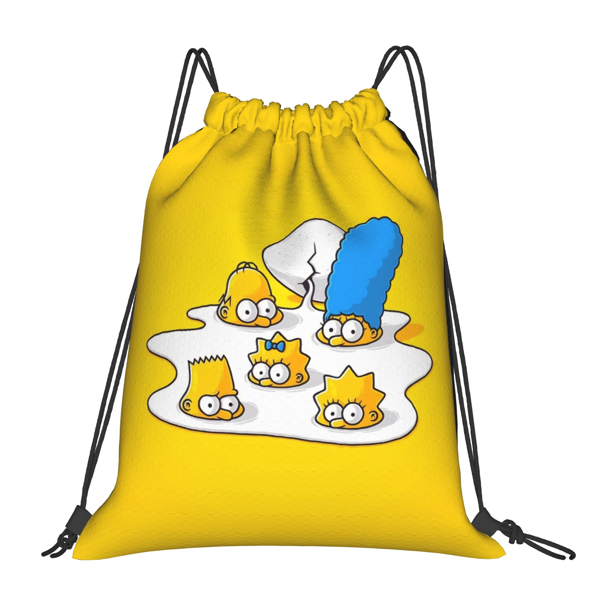 Drawstring Gym Bag - Mochila con Cordón de Simpson, Bolsa