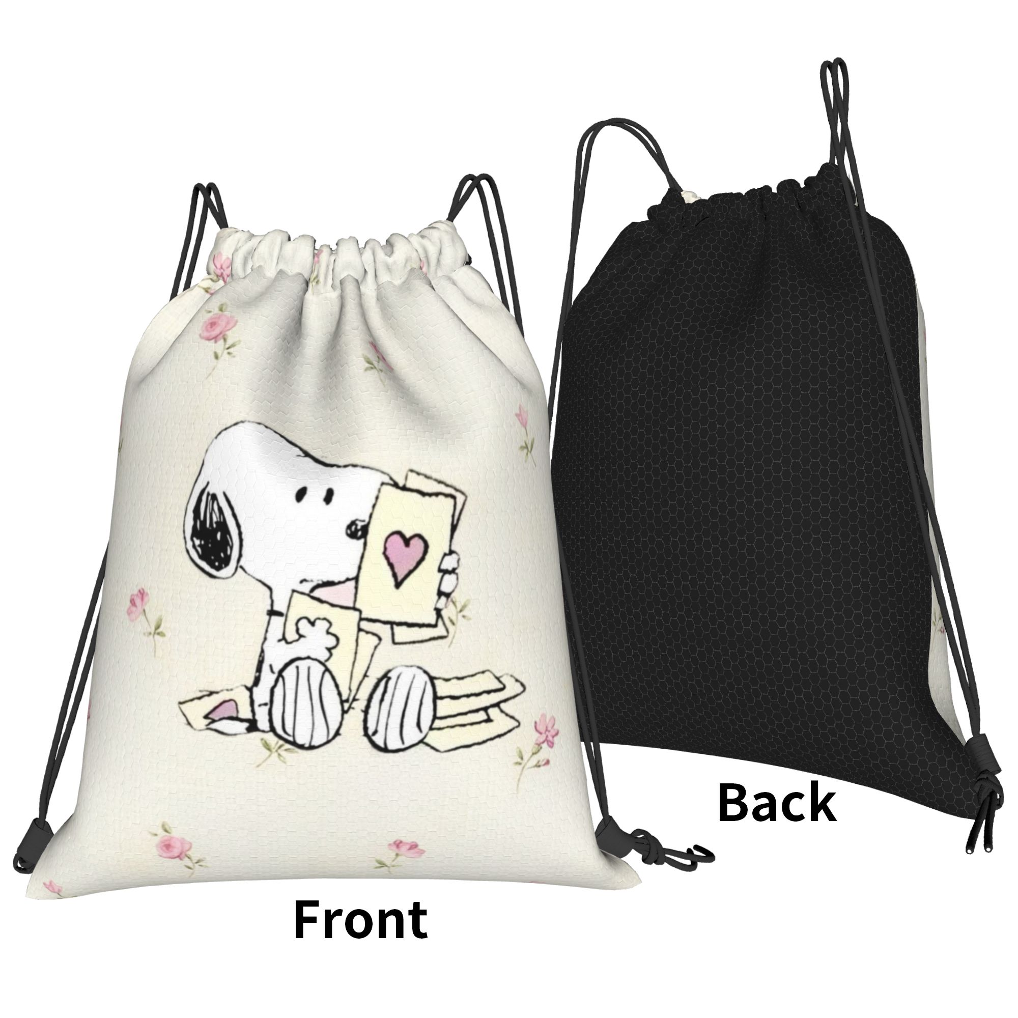 Mochila S-Snoopys Loving Gestu - Drawstring Gym Bag reseña y precio