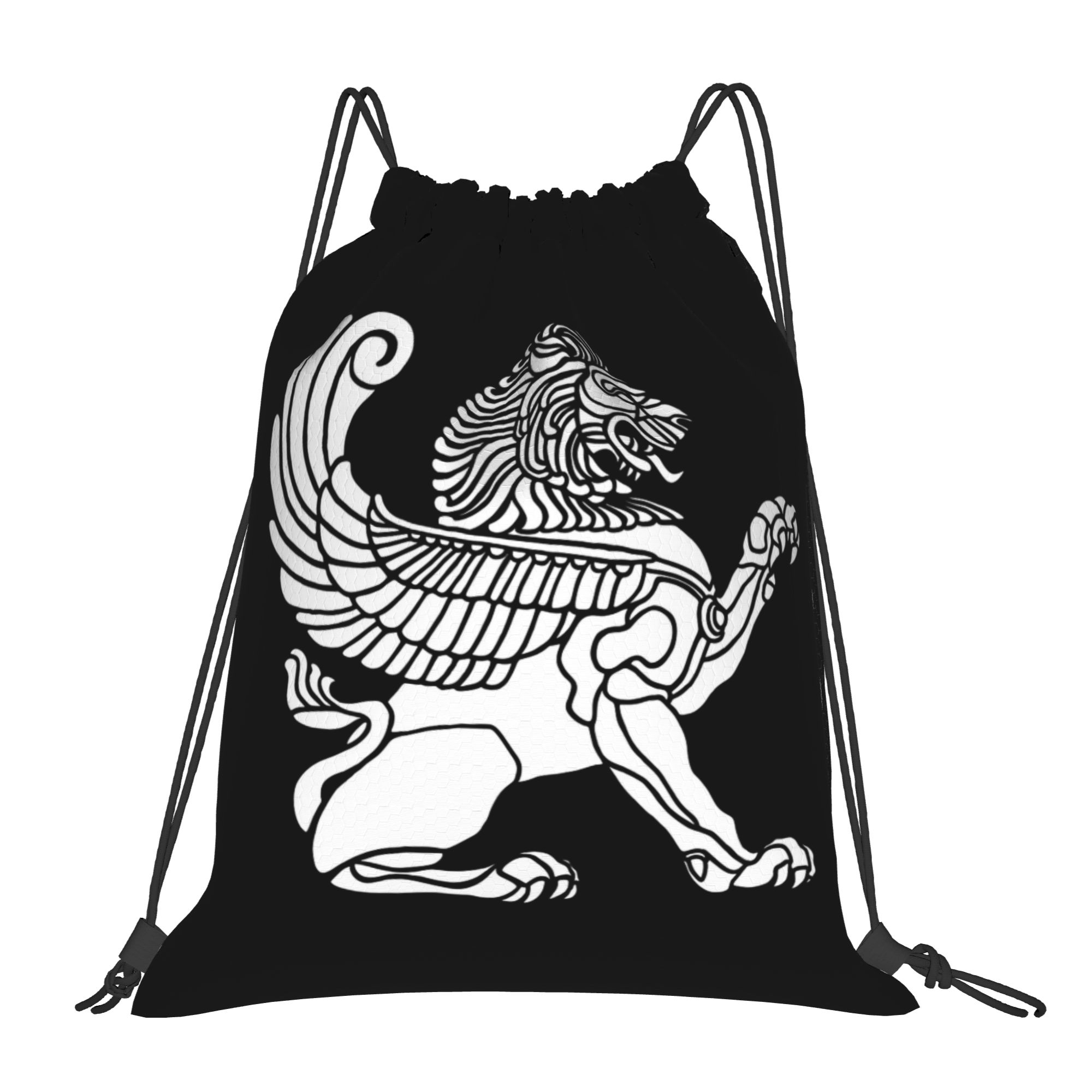Mochila con cordón con diseño  - Drawstring Gym Bag reseña y precio