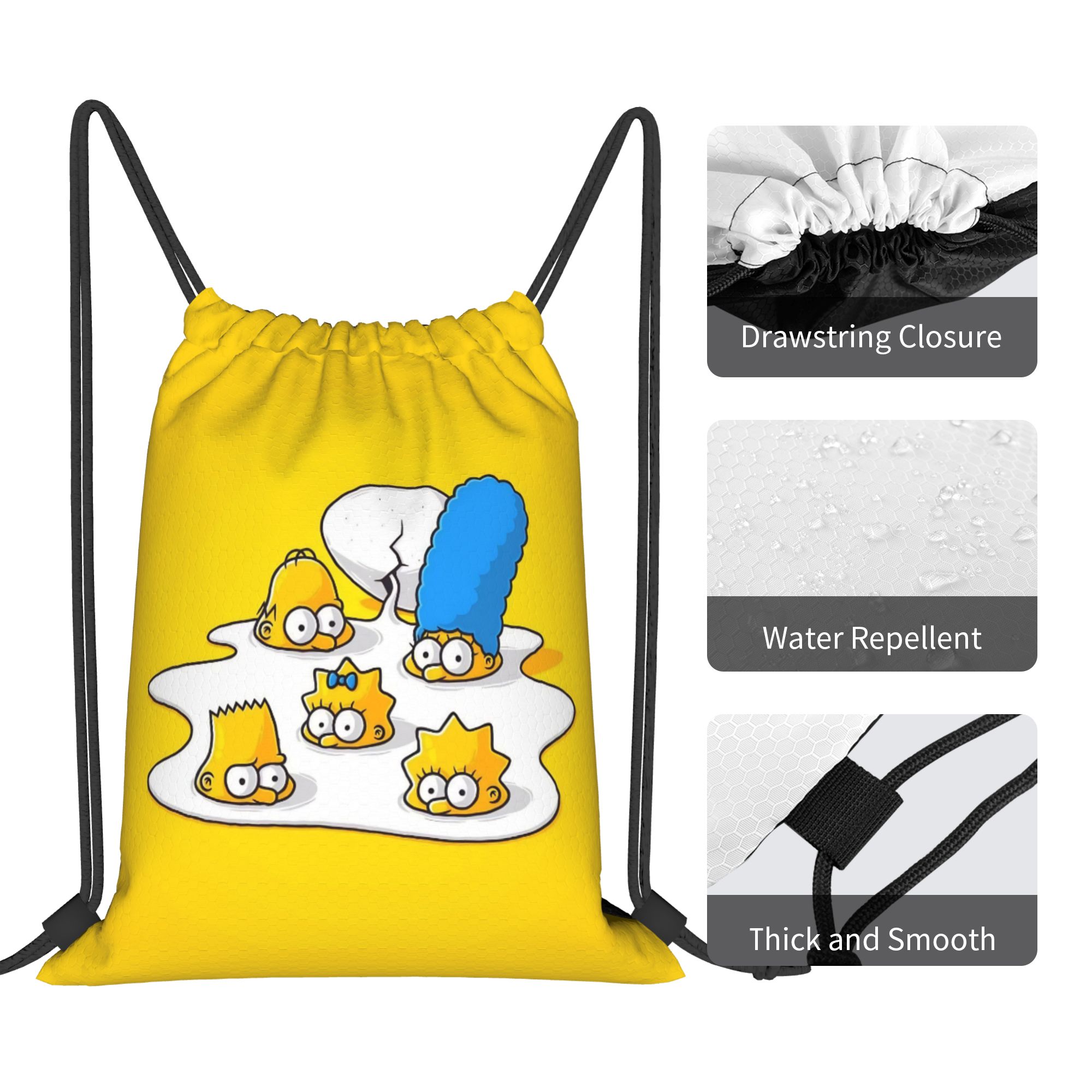 Mochila con Cordón de Simpson, - Drawstring Gym Bag reseña y precio