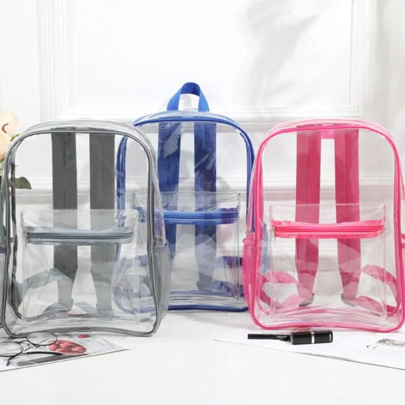 Mochila transparente para viaj - Canvas Backpack Casual reseña y precio
