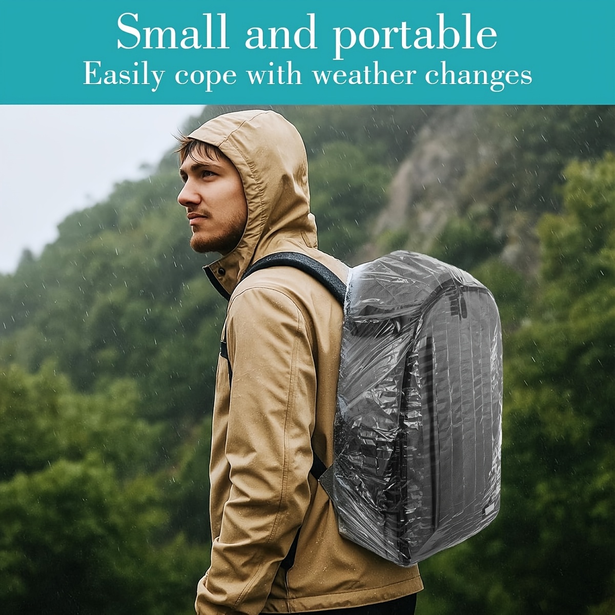 10 Uds. Fundas elásticas desec - Rain Cover Backpack reseña y precio